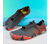 Zapatos acuáticos para hombre y mujer, calcetines de buceo, zapatos de agua para nadar descalzos, zapatillas deportivas para Fitness, Yoga y surf 36 color rosa