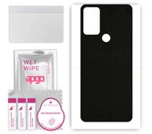apgo Protective Skin Sticker for the back compatible with Motorola Moto G Play 2022, Wrap Film, Foil, Vinyl - Pattern Matrix