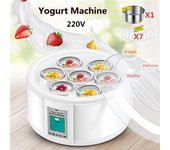 Yogurtera eléctrica de 1,5 l, yogurtera automática con revestimiento, herramienta de bricolaje, electrodomésticos de cocina