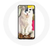 Coque pour Samsung Galaxy A3 turc de Van Chat Blanc aux yeux bleu et jaune