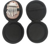 Estuche para instrumentos musicales Kalimba, estuche blando para piano de pulgar Mbira, bolso portátil para hombro negro