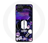 Coque pour Samsung Galaxy A12 Bangtan Sonyeondan BTS Logo Army Bomb Lightstick
