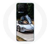 Coque maniacase pour Vivo Y21s 2021 / Y21 2021 Formule 1 McLaren Voiture Gris
