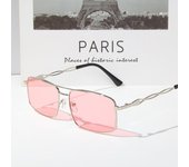 Gafas de sol con marco de metal Gafas de sol de playa multicolor de moda para mujer one size