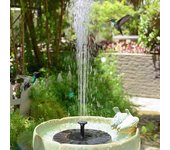Bomba de fuente solar, kit de riego de plantas de bajo consumo, fuente solar colorida, baño para pájaros, fuente para piscina al aire libre, decoración de jardín