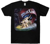Camiseta unisex negra con el logo de Meat Loaf Dead Ringer S
