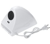 Secador de manos comercial automático, secadores de manos eléctricos de 600W, dispositivo de secado de manos para el hogar, soplador de manos de viento cálido para baño, cubierta de plástico blanco