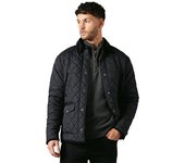 Chaqueta acolchada con cuello de cordón para hombre de Maine XXL verde/caqui