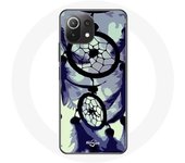 Coque pour Xiaomi Mi 11 Lite Attrape Rêve violet gris et Noir