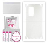 apgo Protective Skin Sticker for the back+sides compatible with Huawei P40 Pro, Full Wrap Film, Foil, Vinyl - Pattern Matte Transparent