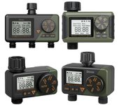 Manguera de agua controlador de aspersor programable 1/2/3 zona grifo riego por goteo 3 zone verde