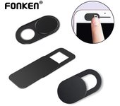 FONKEN cubierta de cámara web Teléfono Universal cubierta de cámara antiespía para iPad Web portátil PC Macbook lentes de tableta pegatina de privacidad para Xiaomi 3PCS White plastic blanco