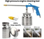 Lavadora de coches con hervidor de gran capacidad, diseño ergonómico, mango antideslizante, interruptor de gatillo, lavadora a presión, cañón de espuma plata