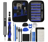Juego de destornilladores eléctricos de precisión 154 en 1 con 120 puntas hexagonales magnéticas Torx Phillips, herramienta de reparación eléctrica para portátiles, iPhone y PC.