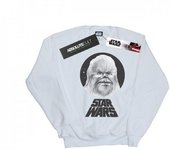 Star Wars Mens Chewbacca Sketch Sweatshirt L blanco