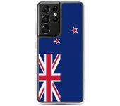 Coque Téléphone - Samsung - Galaxy S21 - Drapeau Nouvelle-Zélande - Souple - Multicolore