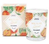 Bougie Bijou Collier argenté - Parfum Pêche gourmande - 40h