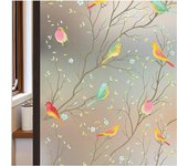 Película de privacidad para ventanas Película para vidrieras, película para vidrio adhesiva estática no adhesiva, película decorativa para ventanas de vidrio esmerilado, ventana de 45x300cm