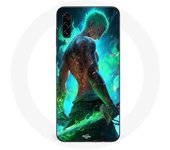 Coque Maniacase pour Samsung Galaxy A50 One piece Zoro 3D Manga anime Fanart