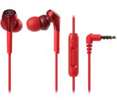 RD con cable para Canal Heavy Compatible con sonido de alta resolución Auriculares Audio-Technica ATH-CKS550XiS, Smartphones, Tipo, Graves, Fuentes, rojo