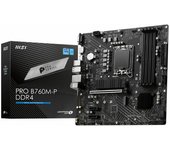 Placa base MSI PRO B760M-P DDR4 Intel B760 LGA 1700