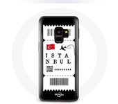 Coque pour samsung galaxy S9 plus Billet d'avion Istanbul Turquie