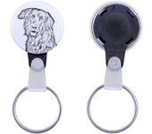 Hovawart, Hovie - keychain with a dog portrait, pendant with the brand's own Art-Dog graphics