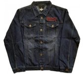 Slipknot Chaqueta vaquera unisex con logotipo tribal para adulto L azul denim