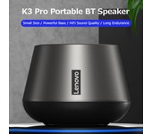 Lenovo thinkplus K3 Pro Altavoz inalámbrico BT BT5.0 Reproductor de audio Sonido envolvente estéreo HiFi incorporado negro