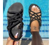 2021 Nuevas Sandalias Verano Zapatos de Mujer Zapatos de Playa Damas Sandalias de Playa Zapatos Planos Antideslizantes 43 color rosa