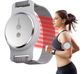 Dispositivo láser KTS, masajeador de terapia de luz roja para aliviar el dolor corporal en la muñeca, tiempo automático blanco