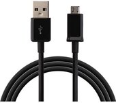 [Compatible Sony Xperia Z1-Z2-Z3-Z5-COMPACT] Cable USB Cargador Negro Puerto Micro USB 1 Metro [Phonillico®]