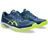 Zapatillas de tenis SOLUTION SWIFT FF 2 OC 1041A464 Amarillo Mako [ASICS] Hombre Azul/Seguridad 28.5