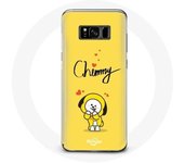 Coque pour Samsung Galaxy S8 BTS Bangtan Garçons BT21 Chimmy Jimin Fond Jaune