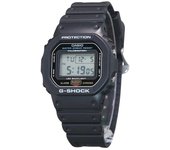 Casio Reloj de cuarzo con correa de resina digital G-Shock DW-5600UE-1 200M para hombre negro