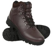 Botas para caminar impermeables de cuero extremo Latitude II para hombre de Mountain Warehouse 8.5 UK marrón