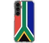 Coque Téléphone - Samsung - Galaxy S24 Plus - Drapeau Afrique du Sud - Souple - Multicolore