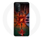 Coque pour Oppo A74 Stranger Things Saison 4 Affiche Equipages de la Nouvelle Théorie