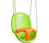 Silla de bebé BABY'K verde y naranja - para columpio de 1,90 a 2,50 m - TRIGANO
