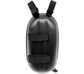 Bolsa de almacenamiento para patinete, bolsa para manillar de patinete resistente a la lluvia, bolsa colgante frontal de carcasa dura de EVA apta para patinetes y bicicletas plegables negro