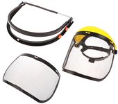 Desbrozadora de registro, protección forestal, cortadora de césped de jardín, casco protector de seguridad con visera de malla de cara completa