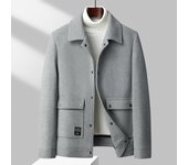 Chaqueta de lana de trabajo para hombre, nueva chaqueta de trabajo para jóvenes, chaqueta de lana de moda para otoño e invierno M