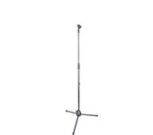 Soporte de micrófono COCOSUN recto con 1 soporte para micrófono Soporte para micrófono de condensador Soporte de trípode vertical Ideal para seminarios en vivo de metal moderno negro negro