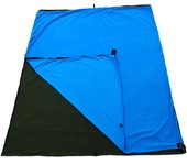 Sacos de dormir al aire libre, saco de dormir de emergencia portátil, saco de dormir ligero de lana para acampar azul royal