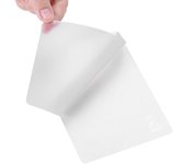 Bolsas de película de laminación térmica de 80mic Hoja transparente de PET para papel fotográfico Laminación de imágenes de documentos para laminadora Laminadora 100 hojas 100 Sheets transparente