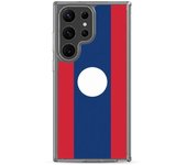 Coque Téléphone - Samsung - Galaxy S10e - Drapeau Laos - Souple - Multicolore