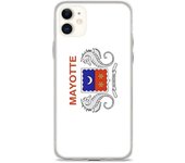 Coque pour iPhone - PIXELFORMA - iPhone 11 - Drapeau de Mayotte - Sopa de silicona - Design léger