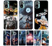 Funda de teléfono Goku de Dragon Ball para Xiaomi Redmi Note 10S 10 11S 11 9S 9 8T 8 Pro 11T 5G 11E 9T 7 6 5 5A 4X Redmi Note 10S