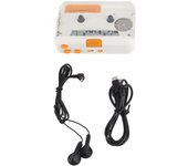 Convertidor de casete USB Plug and Play Reproductor de cintas de música MP3 portátil con auriculares para PC
