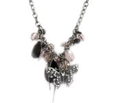 Les Trésors De Lily [E4364] - Collier 'Carmen' Noir Gris gris